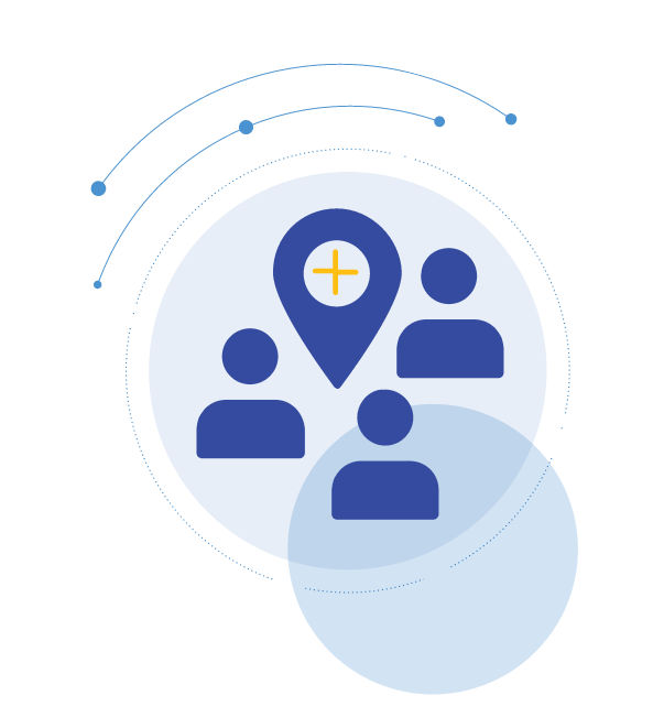 people and location icon