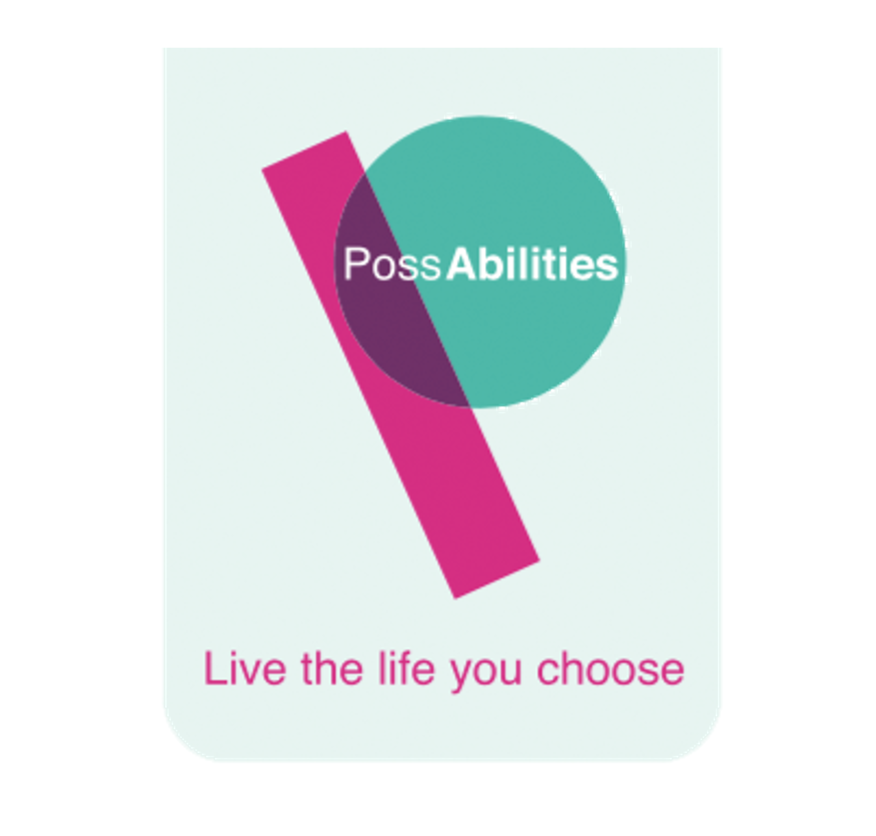 Graphic logo with the word 